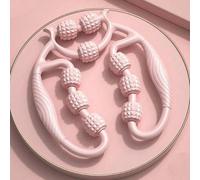 Rullo massaggiante per gambe con 9 rulli, strumento portatile per rilassare i muscoli del polpaccio per il recupero dopo l'allenamento rosa,Viola,nero,rosso,grigio,blu,Bianco,marrone,oro,blu e bianco,