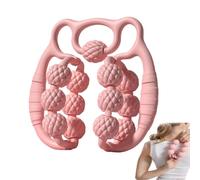 Rullo massaggiante per gambe, Rulli per gambe per muscoli, Massaggiatore per gambe ad anello a doppia, Rullo manuale multifunzionale, rullo muscolare, strumenti per massaggio corpo antiscivolo per ga