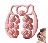 Rullo massaggiante per gambe, Rulli per gambe per muscoli - Massaggiatore per gambe ad anello a doppia - Rullo manuale multifunzionale, rullo muscolare, strumenti per massaggio corpo antiscivolo per g
