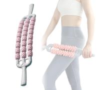 Rullo massaggiante pieghevole manuale con manici antiscivolo, bastoncino