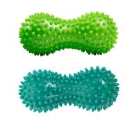 Rullo massaggiante Rullo massaggiante Rullo fascite plantare 2 pezzi Palline massaggianti a forma di arachidi Massaggiatori plantari Rulli massaggianti Massaggiatori portatili Strumento fascia Tamburo