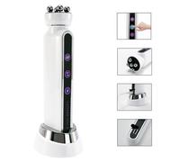 Rullo Massaggiante Viso EMS RF con Luce LED Lifting Anti Rughe Rassodante SPA