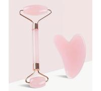 Rullo massaggiante viso Gua sha e pietra per migliorare l'aspetto della pelle, anti-invecchiamento. Effetto lifting per combattere gli effetti dell'invecchiamento su viso e collo. Riduce le rughe.