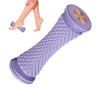 Rullo massaggiatore per il tallone, massaggiatore manuale, bastone in rilievo unico | peso leggero con punte del punto di trigger, dispositivo di recupero muscolare portatile per il