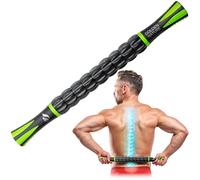 Rullo massaggiatore per muscoli - Massaggiatore per linfodrenaggio con 9 rulli - Strumento portatile per tessuti profondi e punti trigger per aiutare a ridurre la comparsa della cellulite