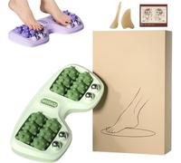 Rullo massaggiatore per piedi - Strumento per riflessologia e digitopressione per la terapia di piedi, gambe e piedi - palline da massaggio