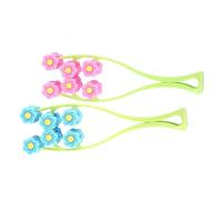 Rullo Massaggiatore Viso Manuale Pp Blu, Set 2 Pezzi | Piccolo e Pratico, per Casa O’esterno, Supporta Rilassamento e Flusso Sanguigno