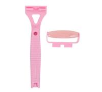 Rullo Massaggio Manuale con Manico lungo Viso Gambe, Rosa | Plastica, Uso Home Spa, Calma e Rinfresca la Pelle, Stimola Circolazione, Effetto Lifting