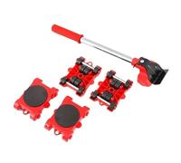 Rullo Motore Sollevatore Per Mobili Da 5 Pezzi/set Con Barra Ruota | Dispositivo Di Spostamento, Assistente Sollevamento, Strumento Trasporto