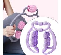 Rullo muscolare manuale a 24 ruote con morsetto circolare per gambe per