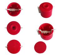 Rullo Passatutto, Colore rosso, con Molla, Ricambio Originale Rigamonti