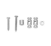 Rullo per Albero per Corde per Chitarra, 2 Pezzi Fermo per Albero per Corde a Rulli con Accessorio a Vite per Basso Elettrico, Set di Fermi per Corde Durevoli per Chitarra