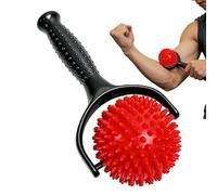 Rullo per allentare, rilassare e allungare i muscoli - Strumenti di rilassamento del tessuto profondo con palline a nodi, rullo massaggiante manuale - Adatto per il corpo, le gambe, i polpacci, la