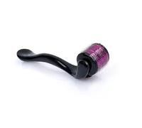 Rullo per barba da 0,5 mm - Derma Roller con 540 aghi in titanio per la crescita di barba e capelli, rullo professionale con micro aghi per viso, cuoio capelluto e corpo