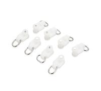 Rullo per binari per tende Accessori for binari for tende da 50 pezzi: binario con gancio silenzioso, puleggia, rullo a sfera for un funzionamento regolare