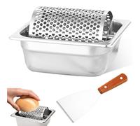 Rullo per burro in acciaio inox 304, con spatola, dispenser per burro da 1 l, con supporto, per pane, distributore di burro durevole, per negozi, cucina, pane di mais, bistecche