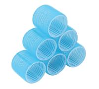 Rullo per capelli, 6 pezzi/confezione di strumenti for lo styling, bigodini for capelli senza calore, autoadesivi, for salone, dimensioni jumbo, bigodini adesivi for capelli(Blue)