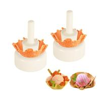 Rullo per cono di cialda, 2 pezzi Stampo per cono di cialda croccante Kit per rotolare il gelato Ciotola per cialde a forma di cestino Stampo a cono per gelatiera Strumento per