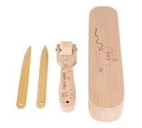 Rullo per Cuciture In Legno da Sarto Strumento per La Pressatura Delle Cuci7966