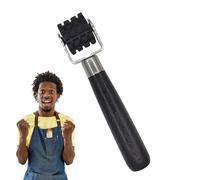 Rullo per cuciture in pelle, resistente al calore, in silicone, per spalmare la colla, accessori ergonomici per lavori in pelle, impugnatura comoda per artigianato in pelle