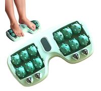Rullo per digitopressione con magneti Massaggiatore per fascite plantare per alleviare il dolore 28 cm Strumento portatile per la cura dei piedi per uso domestico e in ufficio Verde