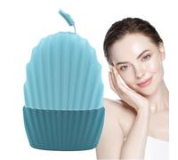 Rullo per ghiaccio rinfrescante, a di conchiglia, riutilizzabile, in silicone, per rassodare la pelle e alleviare il gonfiore