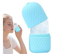 Rullo per il ghiaccio del viso, stampo in silicone per raffreddamento, 6,2 x 6,2 cm, strumento di bellezza portatile, leggero, riutilizzabile, per fidanzata, figlia, amica, moglie, cura quotidiana