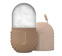 Rullo per il ghiaccio facciale, stampo per il viso, riutilizzabile, in silicone, per massaggio viso, occhi, viso, bellezza, cura della pelle, per gonfiore degli occhi, illumina la pelle