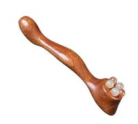 Rullo Per Il Viso Massaggiatore in Legno Portatile e Leggero