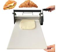 Rullo per Impasto da Banco in Acciaio Inossidabile, Rullo Manuale Impasto Realizzato in Materiale Antiaderente E Atossico per Impasto per Pizza da Forno Domestico Commerciale,Rs101