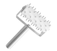 Rullo per impasto per pizza, assicura un appiattimento uniforme, 21 x 14,8 cm, strumento perforatore per impasto, rullo da cucina anti-bolle, rotolamento preciso, ideale per principianti ed esperti