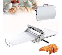 Rullo per impasto, spessore regolabile, in acciaio inox, perfetto per croissant e pasticceria, ideale per uso domestico e commerciale