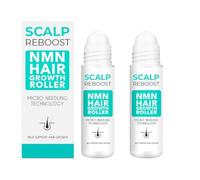 Rullo per la crescita dei capelli SCALP REBOOST NMN con microaghi - Essenza per la crescita dei capelli, progettato per problemi di diradamento e caduta dei capelli, unisex