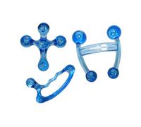 Fitness Mad Massaggiatore per le mani | Strumento di massaggio portatile per il rilascio di muscoli profondi e punti di innesco | utilizzato per collo, schiena, braccia, gambe e piedi | Set completo