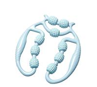 Rullo per massaggio a nove ruote, rullo circolare portatile per rilassamento muscolare, rullo ad anello a 360°, per gambe, braccia, collo, per uomini e donne, yoga, fitness, recupero (C)