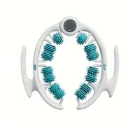 Rullo per massaggio anticellulite - Massaggiatore Cellu Roll Automassaggio Muscolare Gambe Glutei Fitness Yoga (Verde Ottanio)