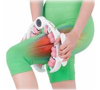 Rullo per massaggio anticellulite - Massaggiatore fasciale portatile con manici staccabili - Strumento anticellulite per gambe, cosce, glutei e pancia - Rullo per muscoli dei tessuti profondi