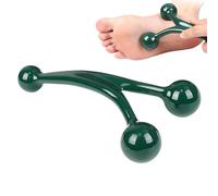 Rullo per massaggio del collo, portatile, design a Y, rullo rotondo per il viso, solido per impastare le spalle, strumento per il viso per la tensione dei piedi e della testa del cuoio capelluto