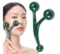Rullo per massaggio del collo portatile | Rullo viso rotondo dal design a Y | Bordi rotondi per tutto il corpo agopunture pressa strumento facciale per ridurre il gonfiore