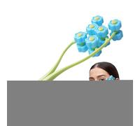 Rullo per massaggio floreale, strumento per massaggio del viso, massaggiatori a forma di Y, rullo per fiori 3D, attrezzatura per il rilassamento manuale per donne e ragazze