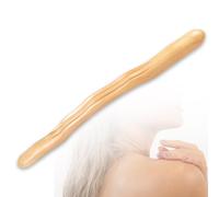 Rullo per massaggio in legno tenuto in mano, per il corpo,