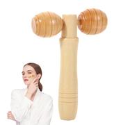 Rullo per massaggio portatile, massaggiatore a rulli muscolari - Rullo per massaggio muscolare manuale in legno | Principi meccanici Strumento di massaggio con struttura a rulli per schiena, gambe,