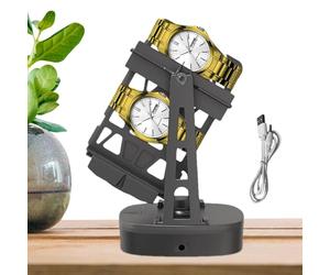 Rullo per orologio a carica automatica - automatico a rotazione singola, dispositivo autooscillante, motore silenzioso | Custodia per orologi di lusso per collezione personale Contenitore per