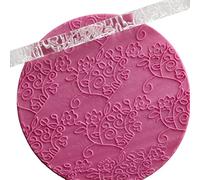 Rullo per Pasticceria a Spillo Artificiale Acrilico, Materiale Acrilico Ambientale, Utilizzo Versatile, 28 Opzioni di Pattern, Impugnatura Comoda, Stoccaggio Facile, 16 X 1 Cm, 30 G, Ottimo per (#26)