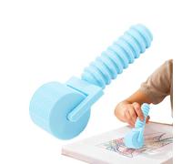 Rullo per pittura a diamante: garantisce un fissaggio e un allineamento perfetti | Strumento di pressatura in silicone con testina lavabile e smontabile | Stampa artigianale, impedisce ai trapani di c