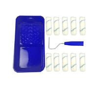 Rullo per pittura a pelo lungo Professionale Palmare Strumenti per Pittura a Muro 4 "Spazzole per Mobili Striscia Blu per Forniture