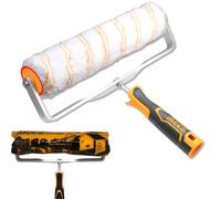 Ingco Hrht093051 Rullo per pittura in microfibra 305 mm con manico professionale Impugnatura Soft Grip Manicotto Extra Large
