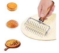 Rullo per pizza, Rullo Bucasfoglia per Pasta, Buca Impasto e Pizza - Rotella Buca Sfoglia Rullo, buca-impasto, 20.5 * 13.3 * 6CM.