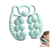 Rullo per polpaccio, massaggiatore per gambe a doppia , massaggiatore per tessuti profondi, rullo antiscivolo per muscoli per gambe, braccia, collo, polpacci, cosce