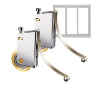 Rullo per porta scorrevole, 2 pezzi, accessori di scorrimento per cancello | Rulli per porta di patio per interni ed esterni, bagno, veranda, camera da letto, armadio, garage, cortile, riparazione casa